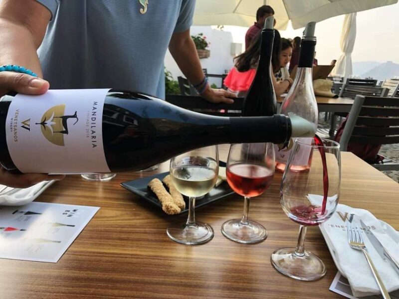 Santorini: Pyrgos, Winery & Oia - Oia Village: Iconic White and Blue Scenery