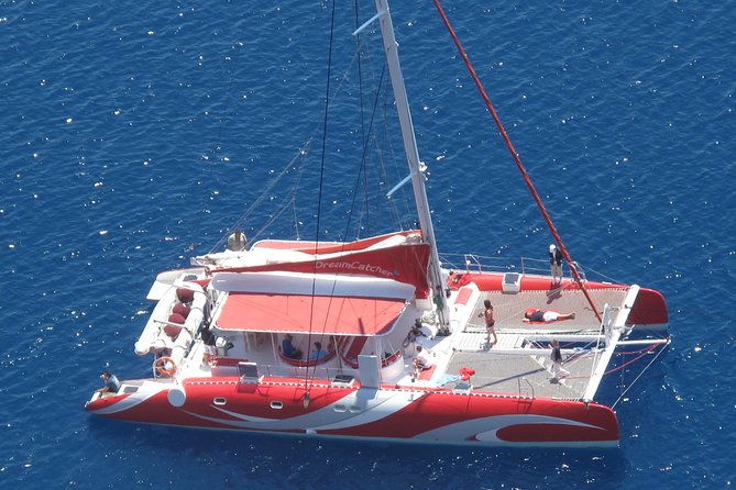 Santorini Sailing Dream Catcher with BBQ Lunch and Drinks - Logistics and Group Size Benefits