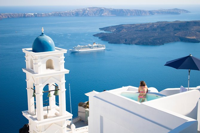Santorini Sightseeing Half Day Private Tour - Iconic Photo Stop at the Three Bells of Fira