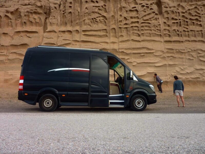 Santorini sightseeing -land tour (small group) - Black Sand Beach and Relaxation at Perívolos