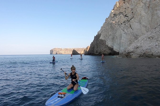 Santorini Stand-Up Paddle and Snorkel Adventure - Starting Point at Nemely windsurf-sup center in Kamari