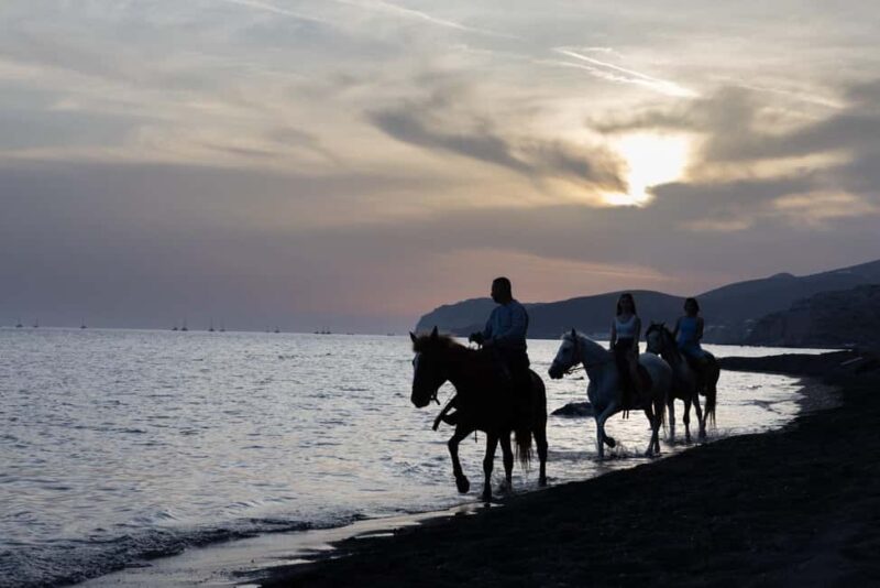 Santorini: Sunset Horse Riding Tour with Professional Photos - Professional Photo and Video Shooting on the Beach