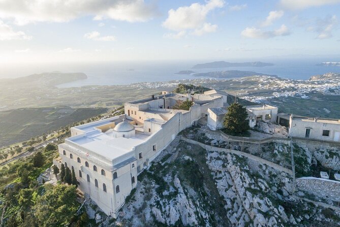Santorini: The Perfect 6-Hour Highlight Island Tour! - The Historic Prophet Elias Monastery at the Island’s Highest Point