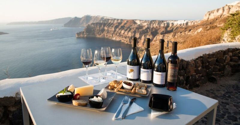 Santorini: Three Wineries and One Brewery Tour with Tastings - Visiting Estate Argyros for Modernity and Tradition