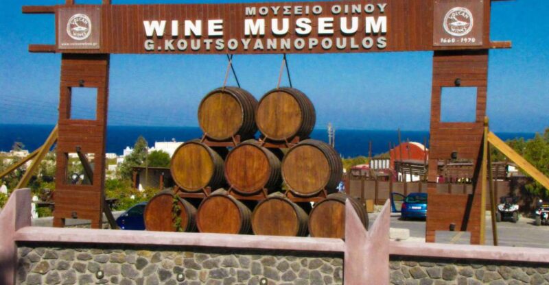 Santorini Visit Cave Wine museum and Wine tasting - Key Points