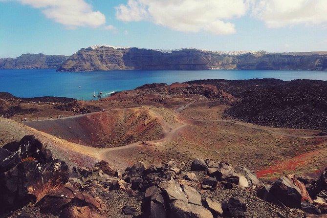 Santorini Volcanic Islands Cruise: Volcano, Hot Springs and Thirassia - Santorini’s Volcano: Walk to the Crater of an Active Volcano