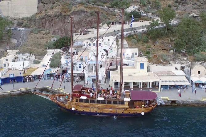 Santorini Volcano Sunset Cruise with Dinner - Thirasia Island: Free Time and Island Charm