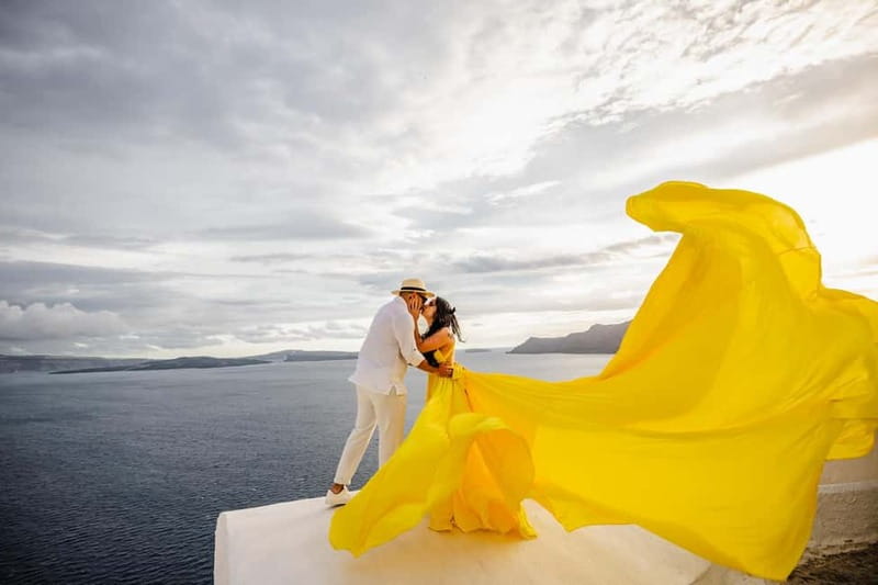 Santorini:Flying Dress shoot with Professional photographer - Why Choose This Santorini Flying Dress Experience