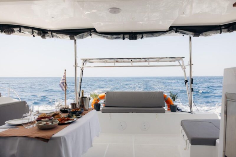 Santorini:Private Catamaran Tour with BBQ & Unlimited Drinks - Practical Details: Transfers and Safety