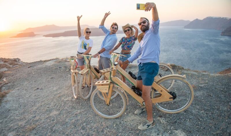 Santorini's Private 2-hour Wooden E-bike Tour - Scenic Countryside Rides with Effortless E-bikes