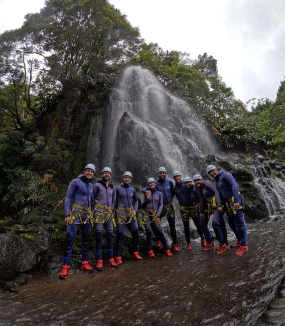 São Miguel: WaterPark Canyoning Ribeira dos Caldeirões - Equipment and Safety Measures