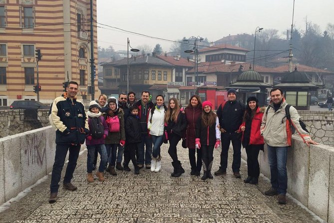 Sarajevo Essential Full Walking Tour - The Multicultural Monument and Sarajevo Rose