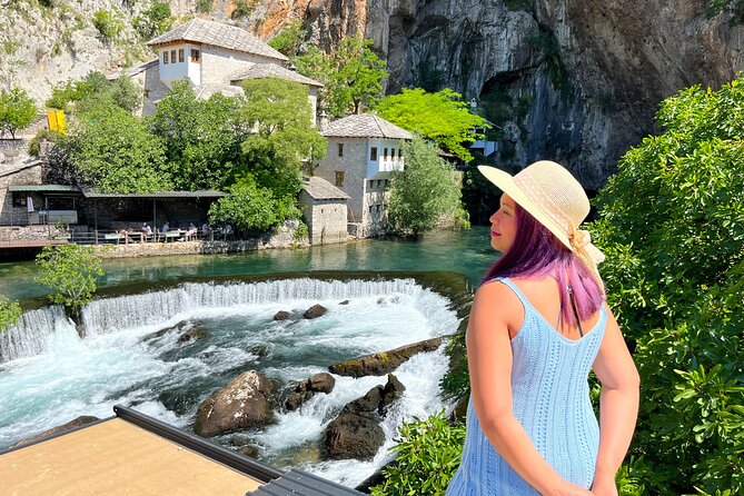 Sarajevo: Mostar Konjic Blagaj Pocitelj Fortica Skywalk Waterfall - Visiting Blagaj Tekke: The Dervish Monastery beneath the Cliff