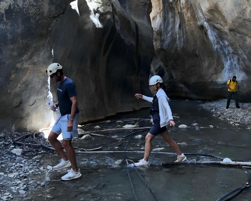 Sarakina Gorge - Southern Crete hiking & swim Adventure - Hiking through the Spectacular Sarakina Gorge