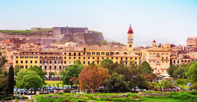 Saranda: Corfu Town and Palaiokastritsa Day Trip with Cruise - Key Points