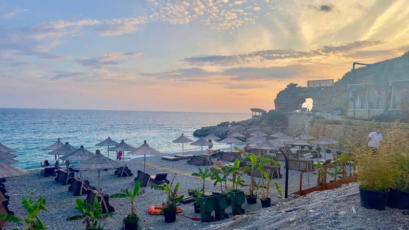 Saranda: Porto Palermo Castle & Himara Private Seaside Tour - Exploring Himara: Relaxing on the Beach and Strolling the Town