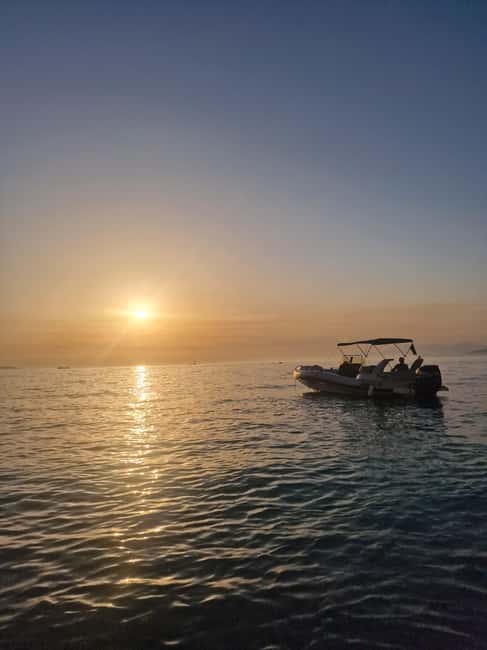 Saranda: Sunset Cruise with Aperol Spritz , Music & Swimming - Experience the Stunning Ionian Sunset on a Saranda Boat Tour with Aperol Spritz