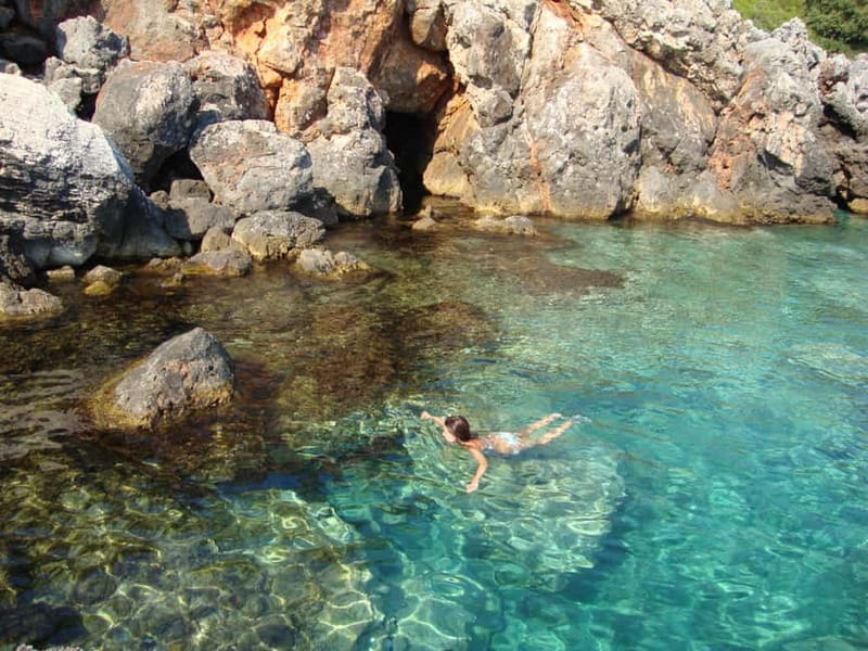 Sarandë: Coastal Cruise to Porto Palermo/Himare with Sunset - Krorez Beach: The Main Relaxation and Lunch Spot