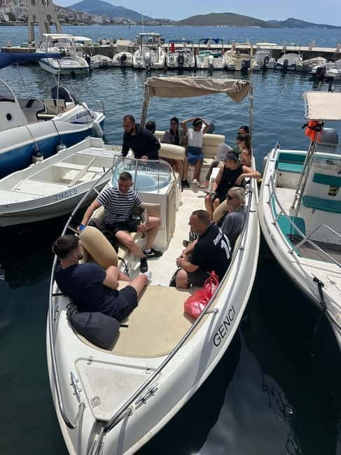 Sarandë: Ionian Coast Hidden Beaches and Caves Boat Tour - Extended Relaxation at Kroreza Beach