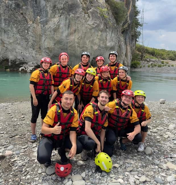 Sarande: Permet 4x4 Tour, Rafting and Thermal baths - Rafting on Vjosa River: An Adventure for All Levels