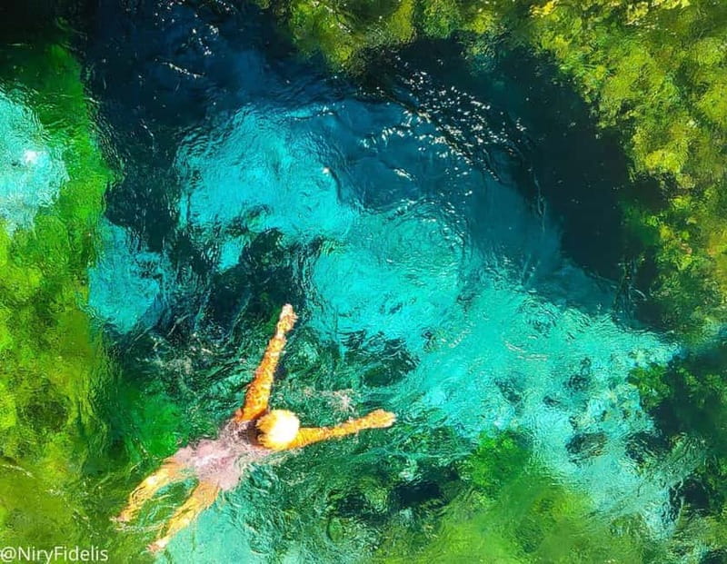 Sarandë: Tour Gjirokaster,Blue Eye & Lekursi Castle - Visiting the Blue Eye: A Natural Spring of Surreal Beauty