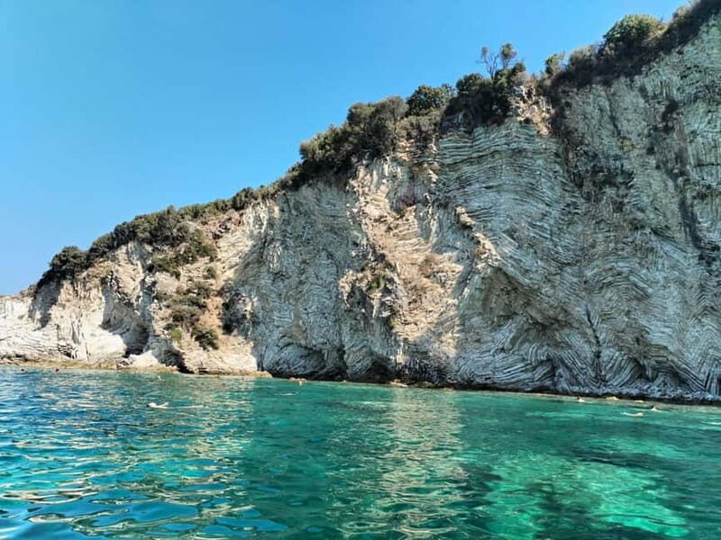 Sarandë:Boat Tour to Kroreza with snorkelling & umbrellas - Exploring Gremina Bay and Kakome for Short Scenic Stops