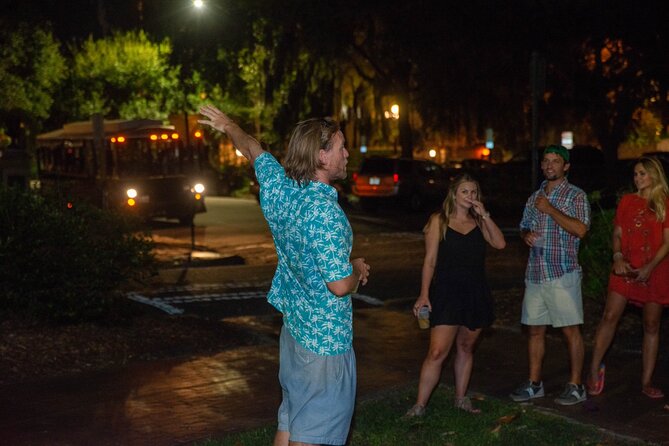 Savannah Ghost Tour for Adults ALL Alcoholic Drinks Included - The Walking Route Through Savannahs Haunted Spots