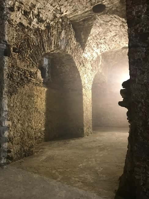 Savona: Guided Visit to the Underground Passages of the Priamàr - Navigating the Narrow Walkways and Chambers