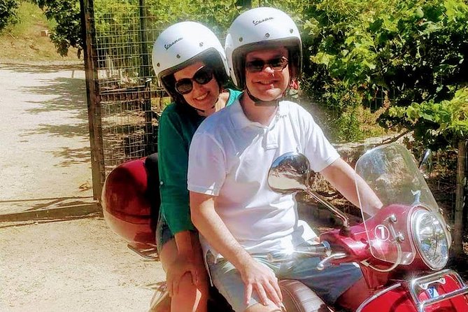 Savour The Flavors Of Corfu Vespa Scooter Tour - Visiting Lazaris Distillery & Artisan Sweets