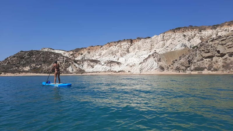 SCALA DEI TURCHI: SUP [STAND UP PADDLE] EXPERIENCE & SNORKELING - Starting Point at Nodo a Mare Beach Club