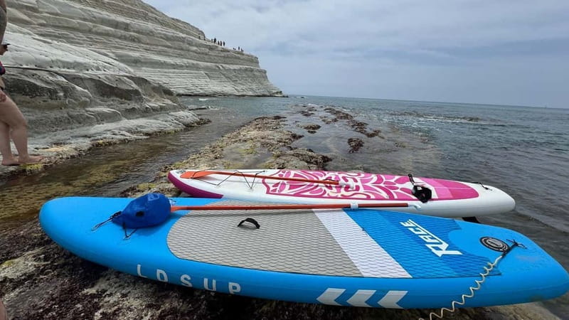 SCALA DEI TURCHI: SUP [STAND UP PADDLE] EXPERIENCE & SNORKELING - From Nodo a Mare to the Majestic Scala dei Turchi