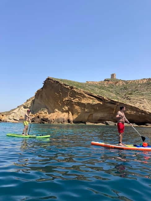 SCALA DEI TURCHI: SUP [STAND UP PADDLE] EXPERIENCE & SNORKELING - The Role of the Qualified Instructor and Support Staff