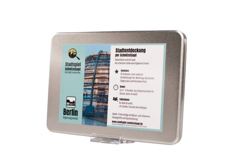 Scavenger Hunt through Berlin's Government District - Accessibility and Flexibility of the Experience