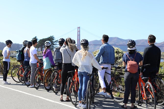 Scenic Golden Gate Bridge Bike Tour - Starting at Ghirardelli Square and the Tour’s First Stops