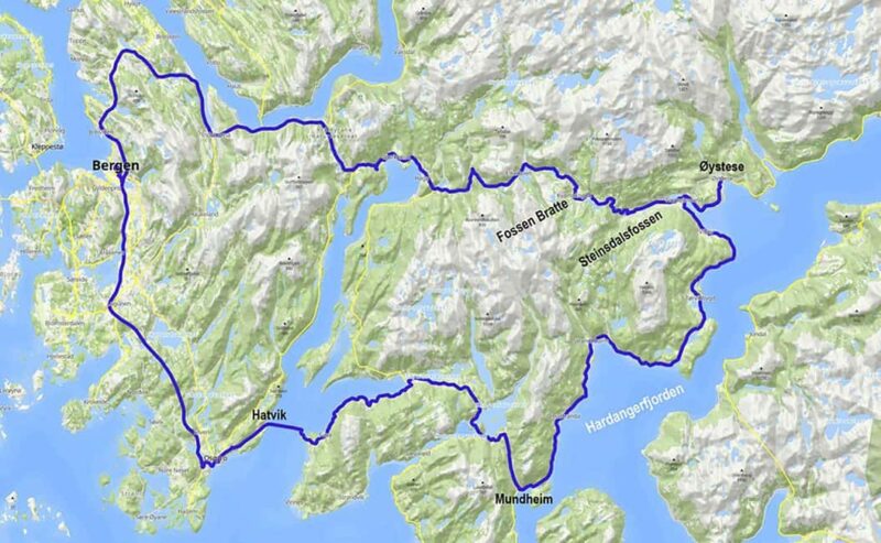 Scenic Hardanger Fjord with Waterfalls, Farm Garden & Lunch - Behind the Cascades at Steinsdalsfossen