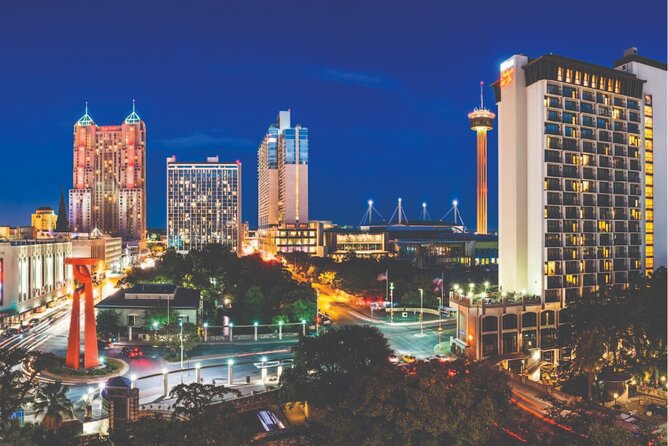 Scenic San Antonio Small Group Night Tour w/Riverwalk Boat Cruise - The Tower of the Americas: Sweeping Nighttime Views