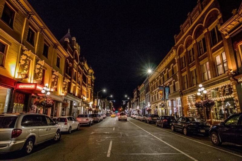 Scenic Victoria Small Group Night Tour W/ Boat & Butchart Ga - Return Journey Through Victoria’s Nighttime Landmarks