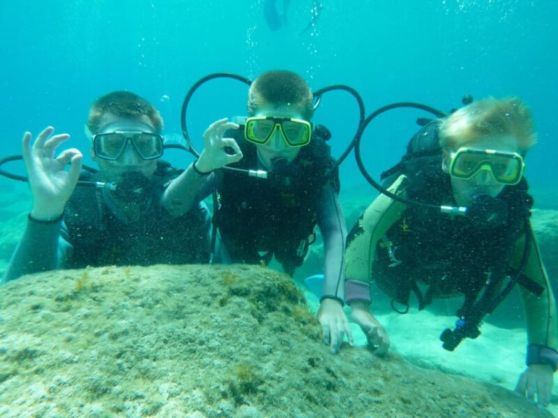 Scuba Diving Beginners/Experts Pefkos Lindos Rhodes Greece - For Qualified Divers: Certification and Equipment
