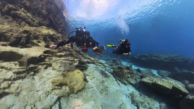 Scuba Diving - Tunnels & Caves - Cape Greco - private guided - Navigating Tunnels and Cavities with Safety and Ease
