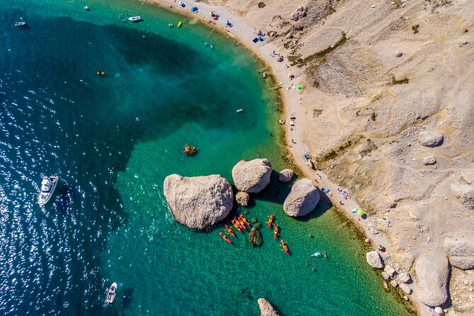 Sea Kayaking - Pag Bay - What the Equipment and Guide Provide
