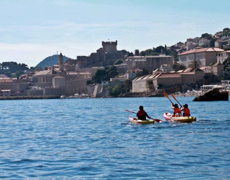 Sea Kayaking - Exploring Lokrum Island from the Kayak