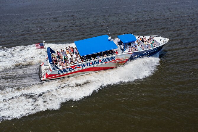 Sea Thunder Cruise-2 Hour Tour Surrounded by Dolphins in S.C - Starting at Historic Little Rivers Dock for Scenic Waterway Views