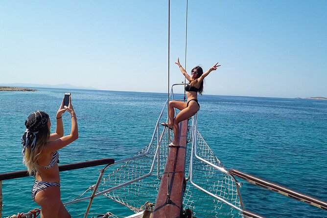 Sea Tour Blue Lagoon , Southern Paros Full day -port Alyki - Snorkeling Gear and Extra Drinks