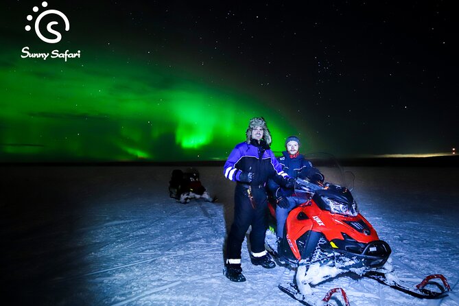 Searching Aurora with Snowmobile - The Route and Sites Visited on This Tour
