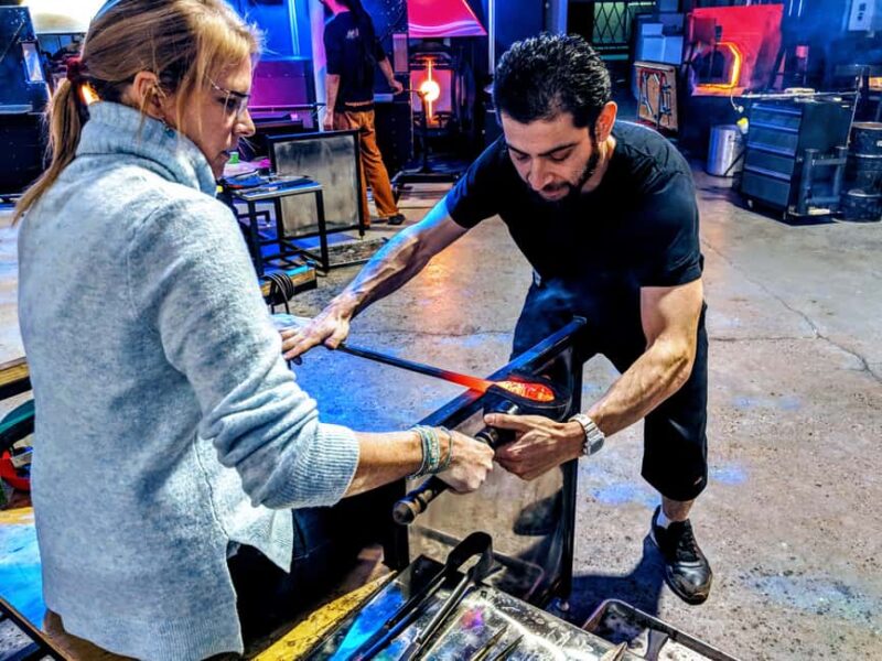 Seattle: Glassblowing Workshop  Create Your Own Art - Creating Your Glass Art: Choice of Forms and Custom Colors