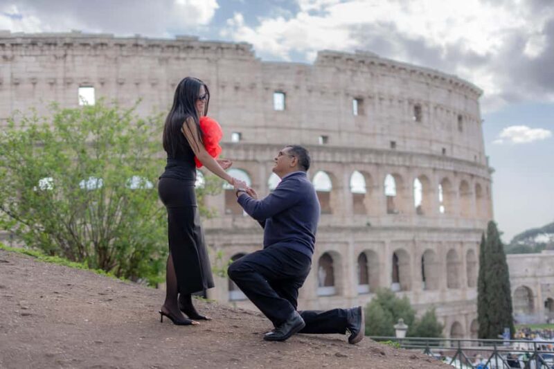 Secret Proposal Photoshoot in Rome + Reel - Customizable Experience with Location Choices and Requests