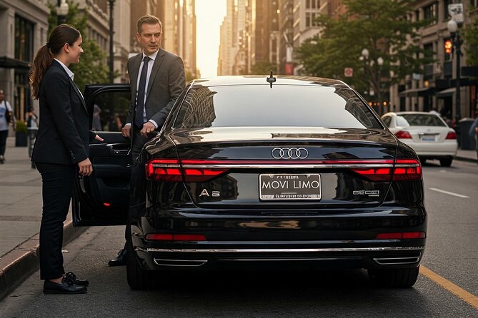 Sedan Transfer from Downtown Chicago to O'hare and Midway Airport - Efficient and Reliable Chicago Airport Transfers in a Black Sedan