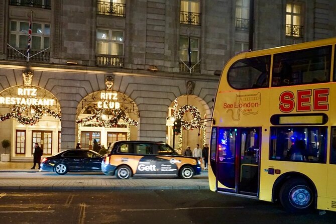 See London Christmas Lights Open-Top Bus Tour with guide - Starting Point at Green Park for a Festive Night Ride