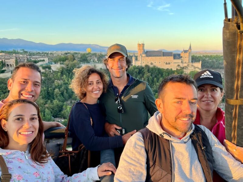 Segovia: Hot-Air Balloon Flight with Optional 3-Course Lunch - Landmark Views: Alcazar, Aqueduct, and More