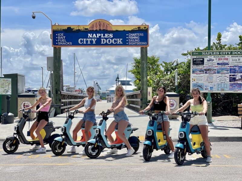 Segway Electric Moped Tour - Fun Activity Downtown Naples - From Tin City to Crayton Cove and the Naples Pier